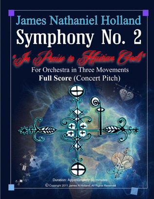 Symphony No. 2, In Praise to Haitian Gods, Full Orchestral Score Only