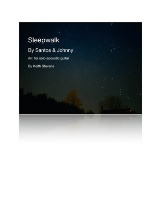 Book cover for Sleepwalk (instrumental Version)