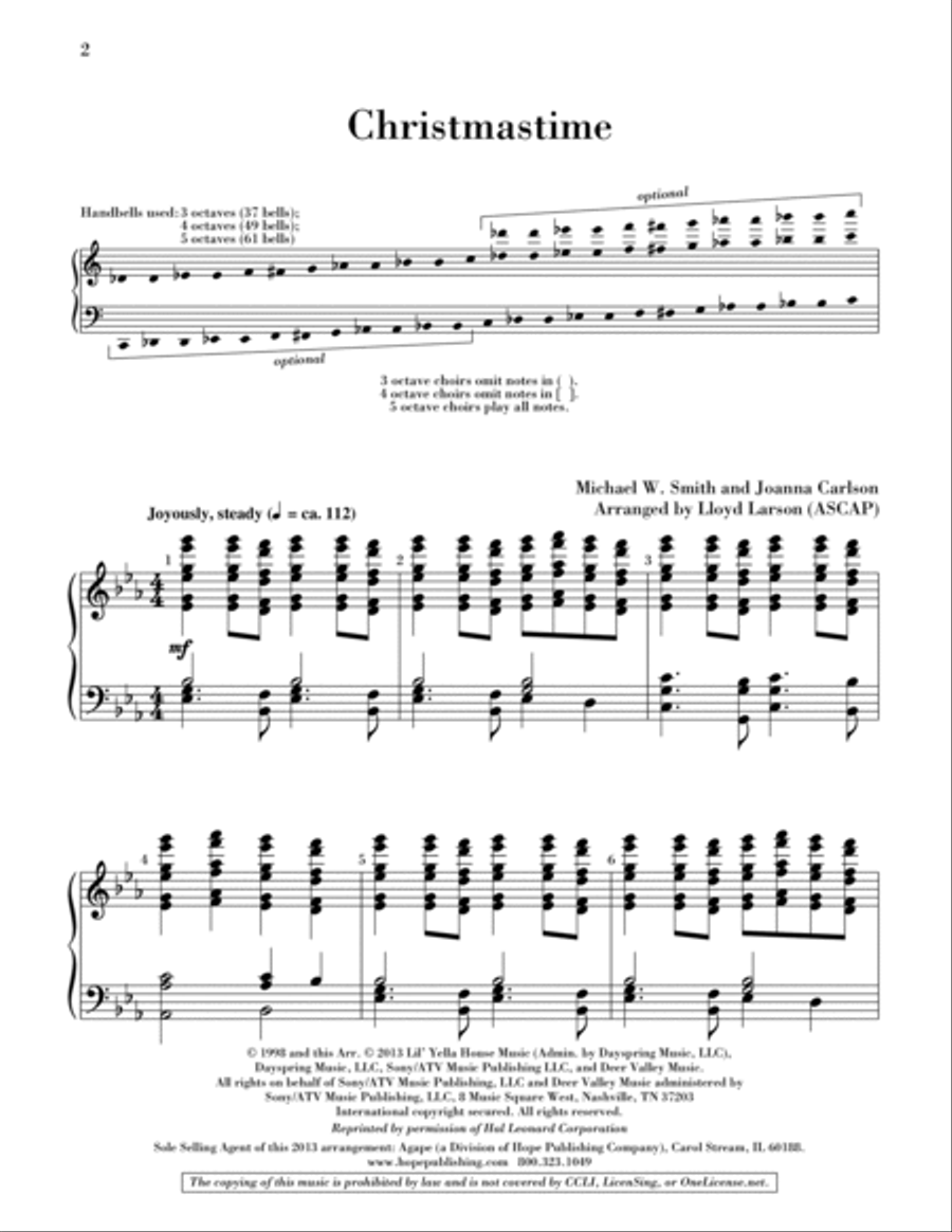 Christmastime Children's Choir scores gallery preview page 2
