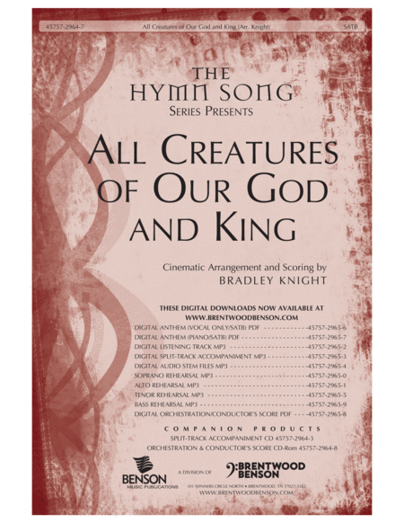 All Creatures of Our God and King (orchestration) image number null