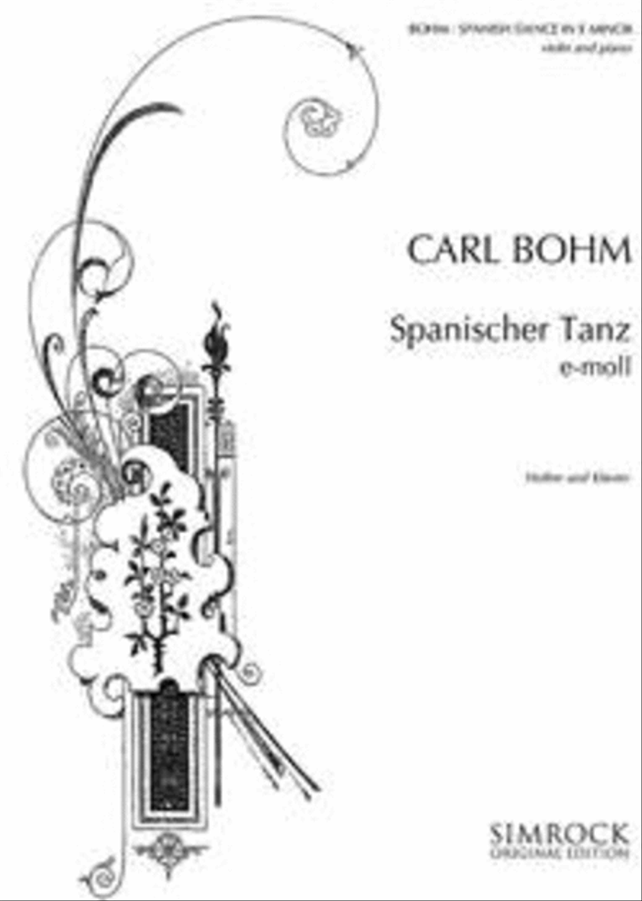 Spanish Dance in E Minor Violin Solo scores gallery preview page 1