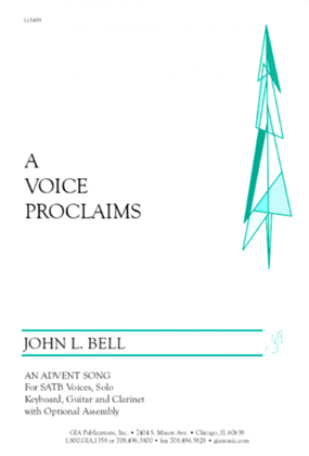 A Voice Proclaims - Instrument edition
