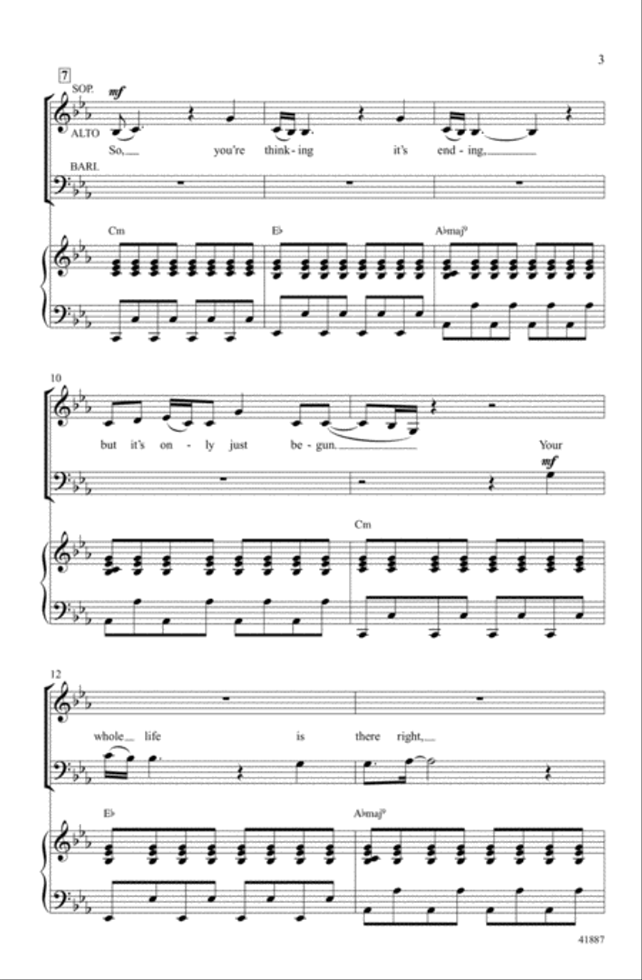 Unfinished Songs Unfinished Songs Choir scores gallery preview page 2