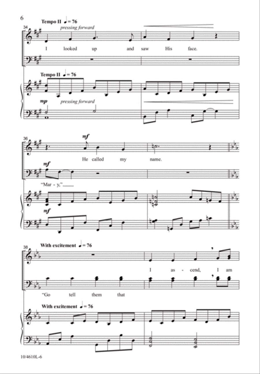 We Have Seen the Lord 4-Part scores gallery preview page 7