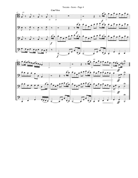 Toccata (Frescobaldi) for Trombone or Low Brass Quartet image number null