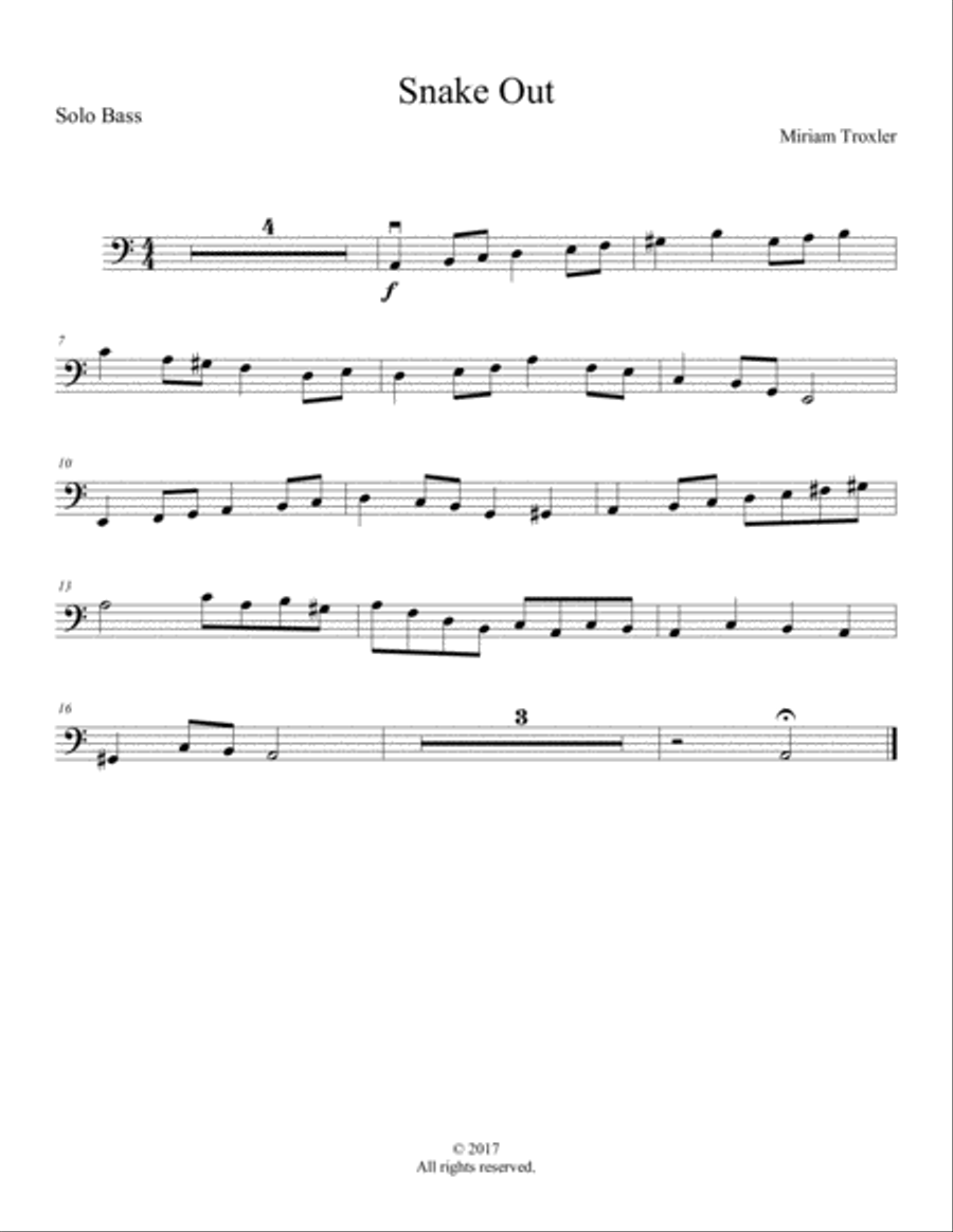 Snake Out Snake Out String Orchestra scores gallery preview page 6