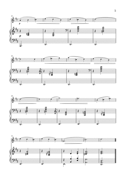 Satie - 3 Gymnopédies (Violin and Piano transcription) image number null