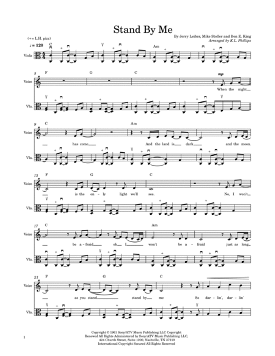 Stand By Me Piano scores gallery preview page 2