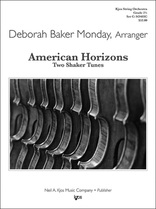Book cover for American Horizons - Score
