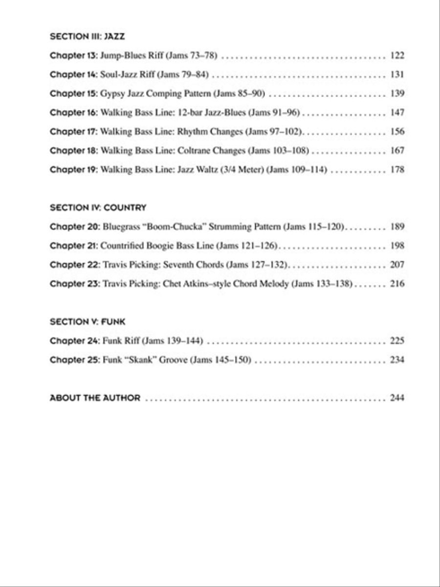 One-Man Guitar Jam Electric Guitar scores gallery preview page 4