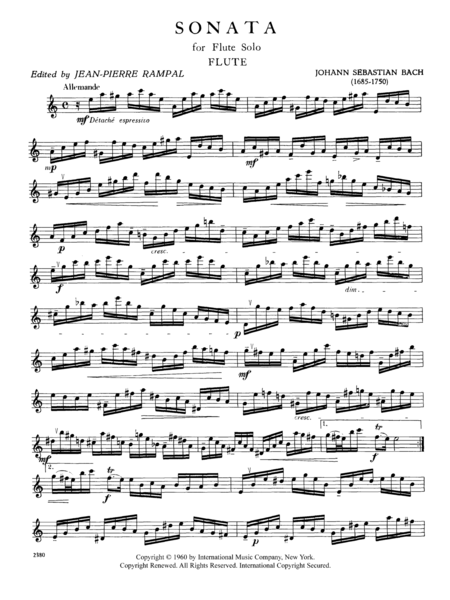 Sonata In A Minor, S. 1013