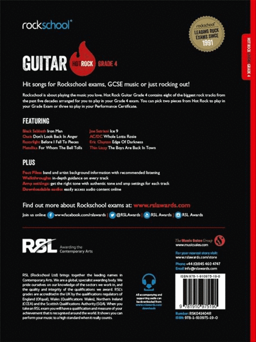 Rockschool: Hot Rock Guitar - Grade 4 Electric Guitar scores gallery preview page 2