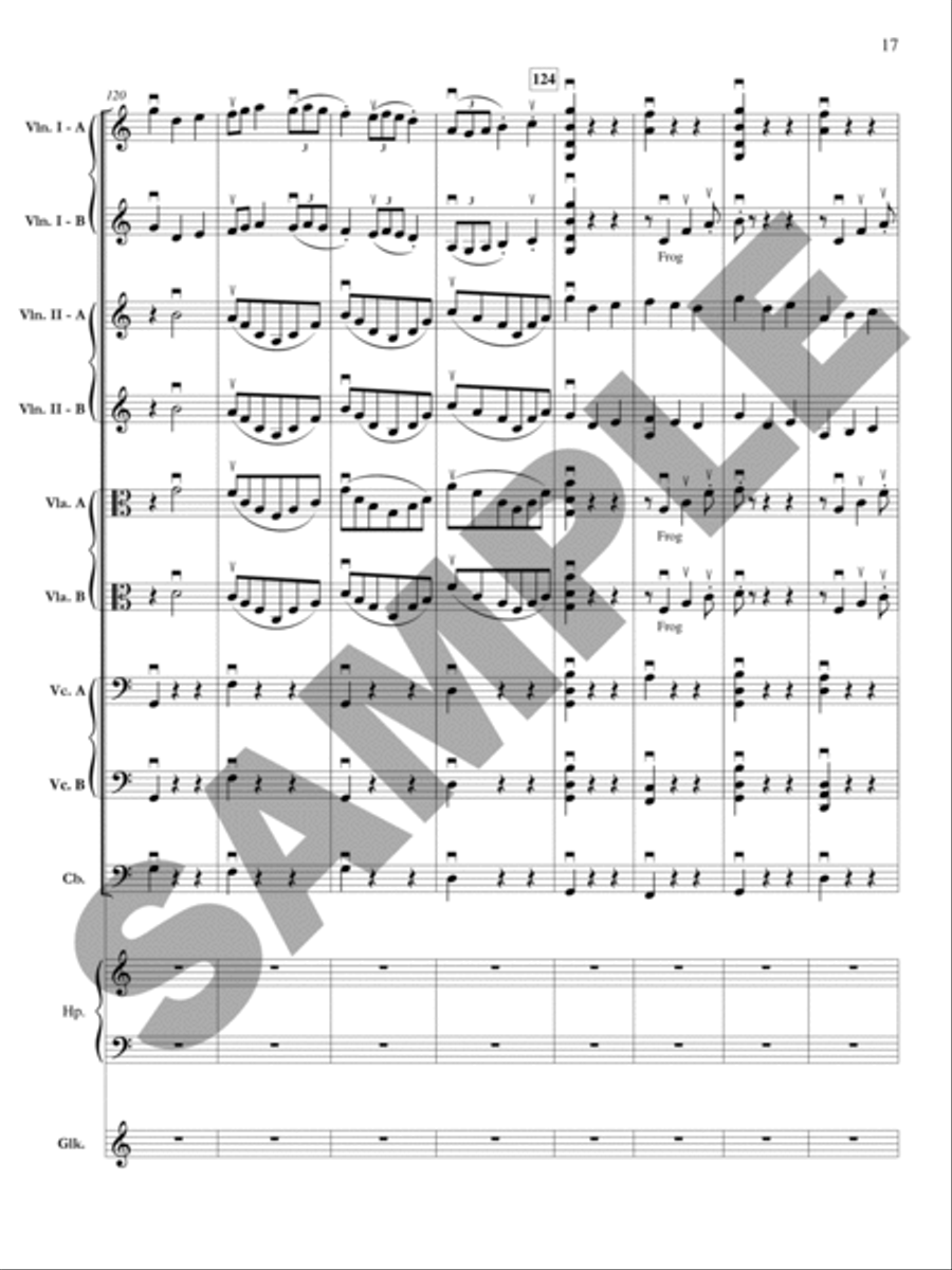 The Planets: Jupiter - Bringer of Jollity Orchestra scores gallery preview page 18