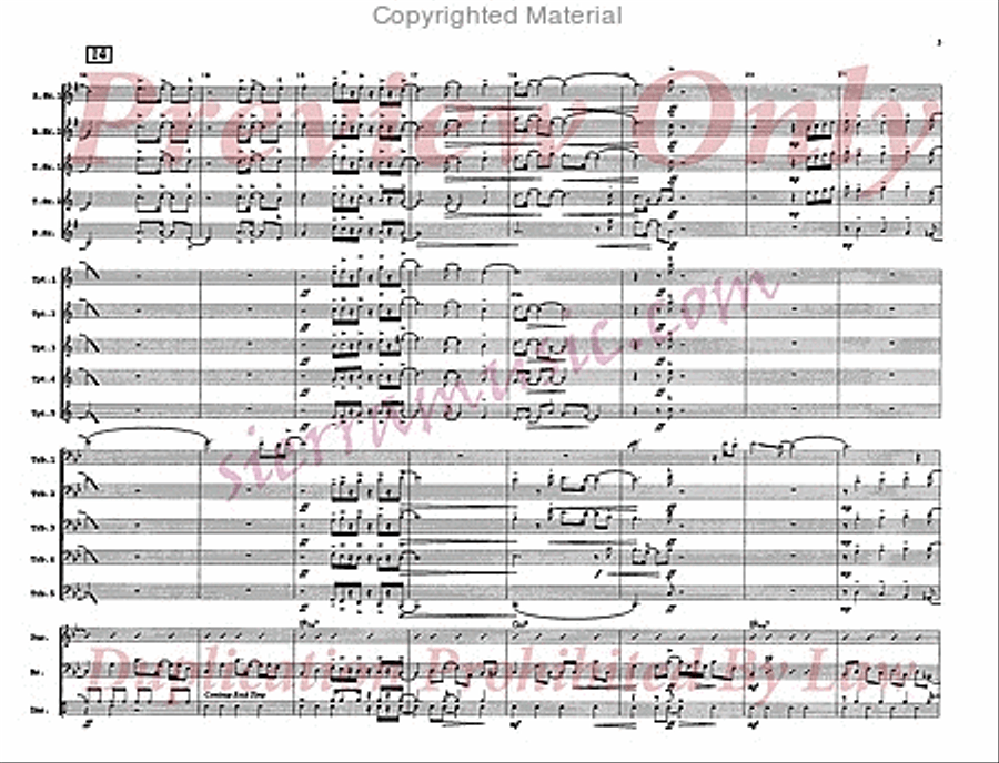 Alone Jazz Ensemble scores gallery preview page 4