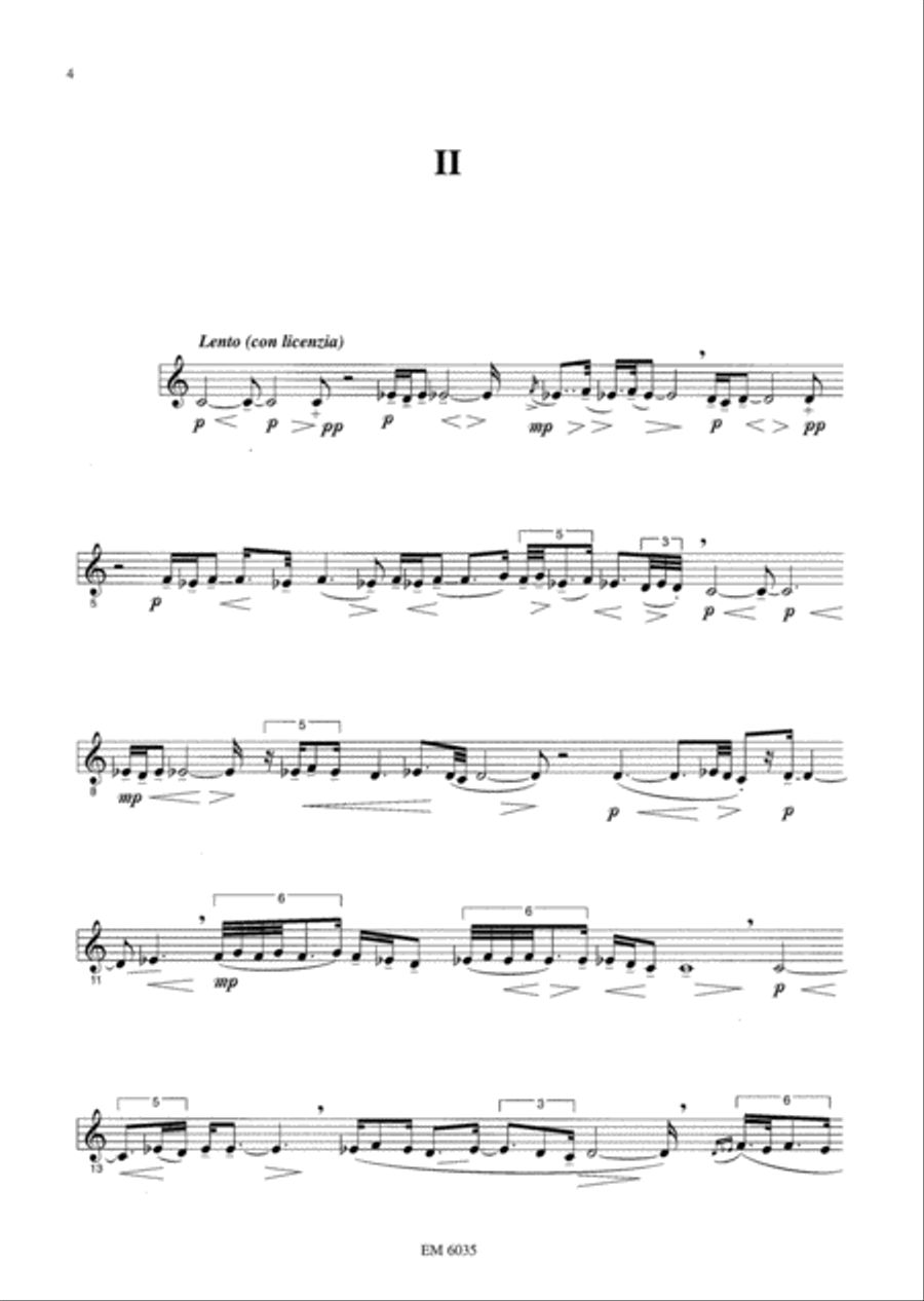 Desert Songs for Solo Flute Flute Solo scores gallery preview page 3