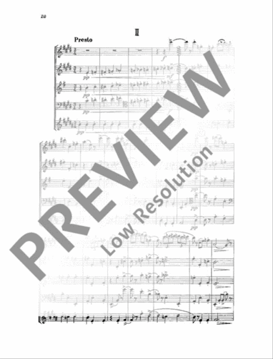 Quintet No. 1 Woodwind Quintet scores gallery preview page 21