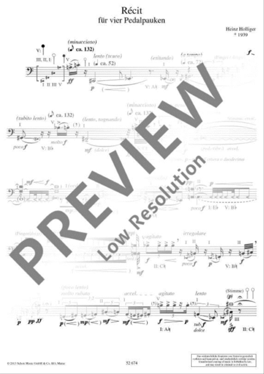 Récit Récit Drums scores gallery preview page 9