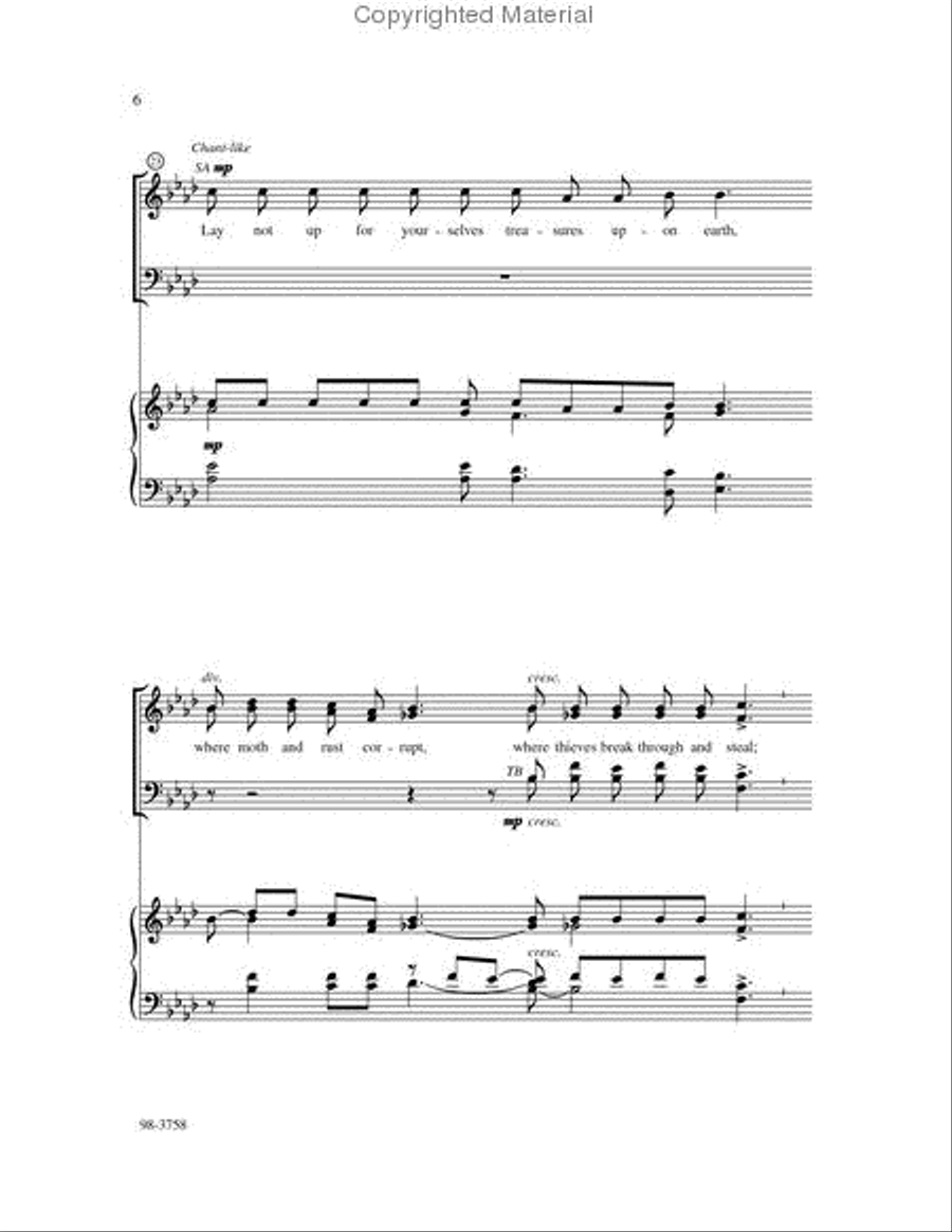 The Beautiful Treasure 4-Part scores gallery preview page 4
