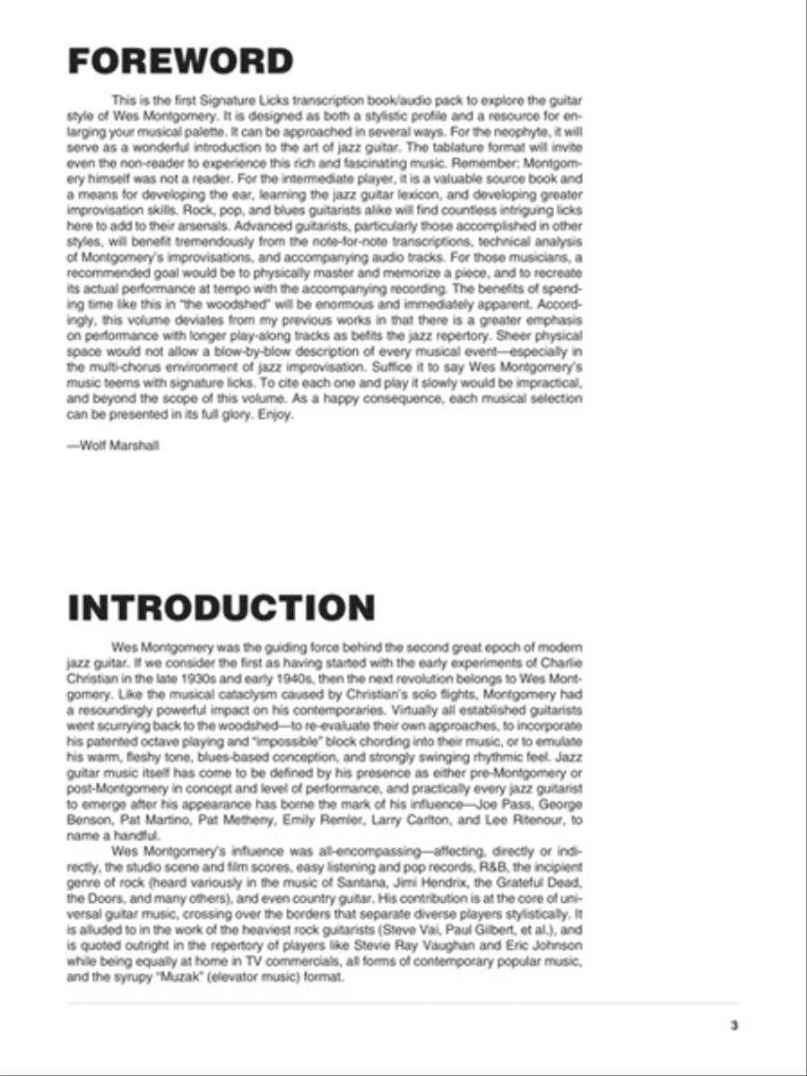 Best of Wes Montgomery Electric Guitar scores gallery preview page 3
