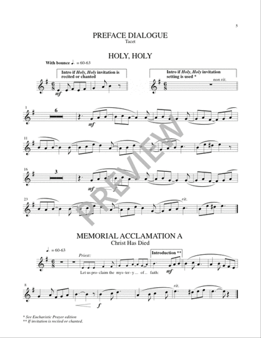 Mass of the Angels and Saints - String edition Handbell Choir scores gallery preview page 5