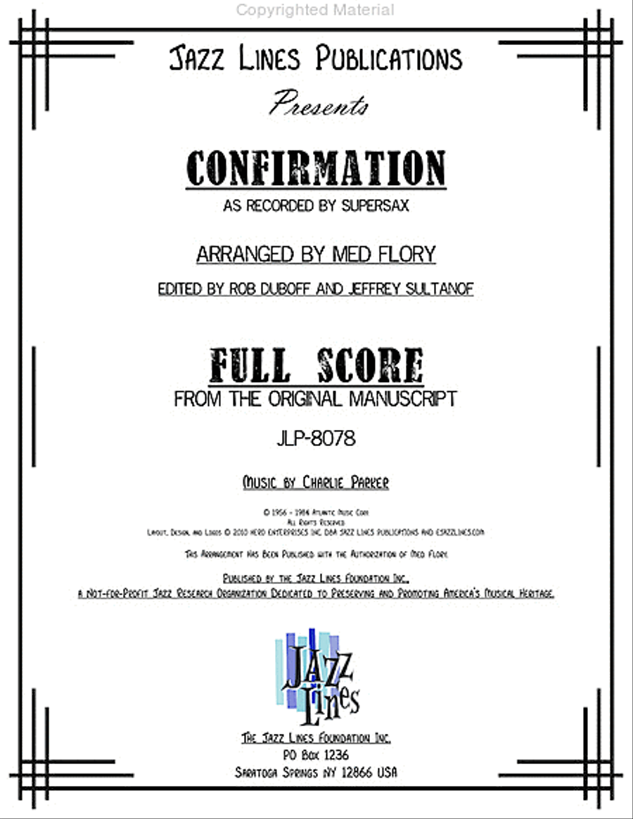 Confirmation Jazz Ensemble scores gallery preview page 2