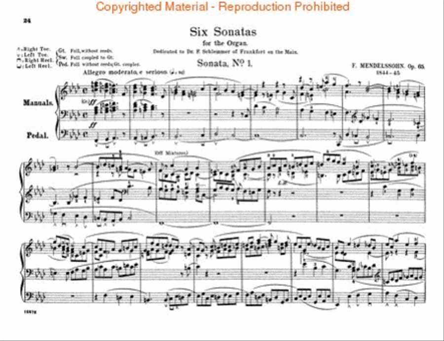 Organ Works, Op. 37/65 Organ scores gallery preview page 3