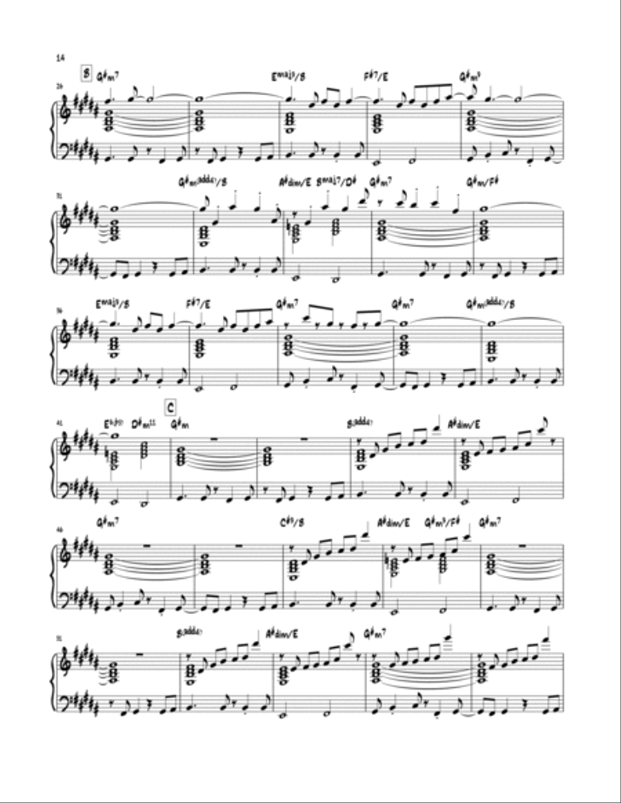 The Dancer Piano scores gallery preview page 2