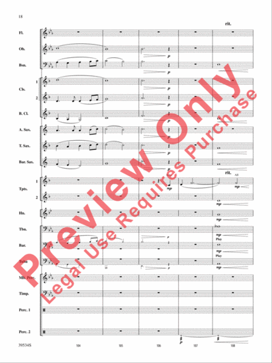 The Magic of Harry Potter Concert Band scores gallery preview page 19