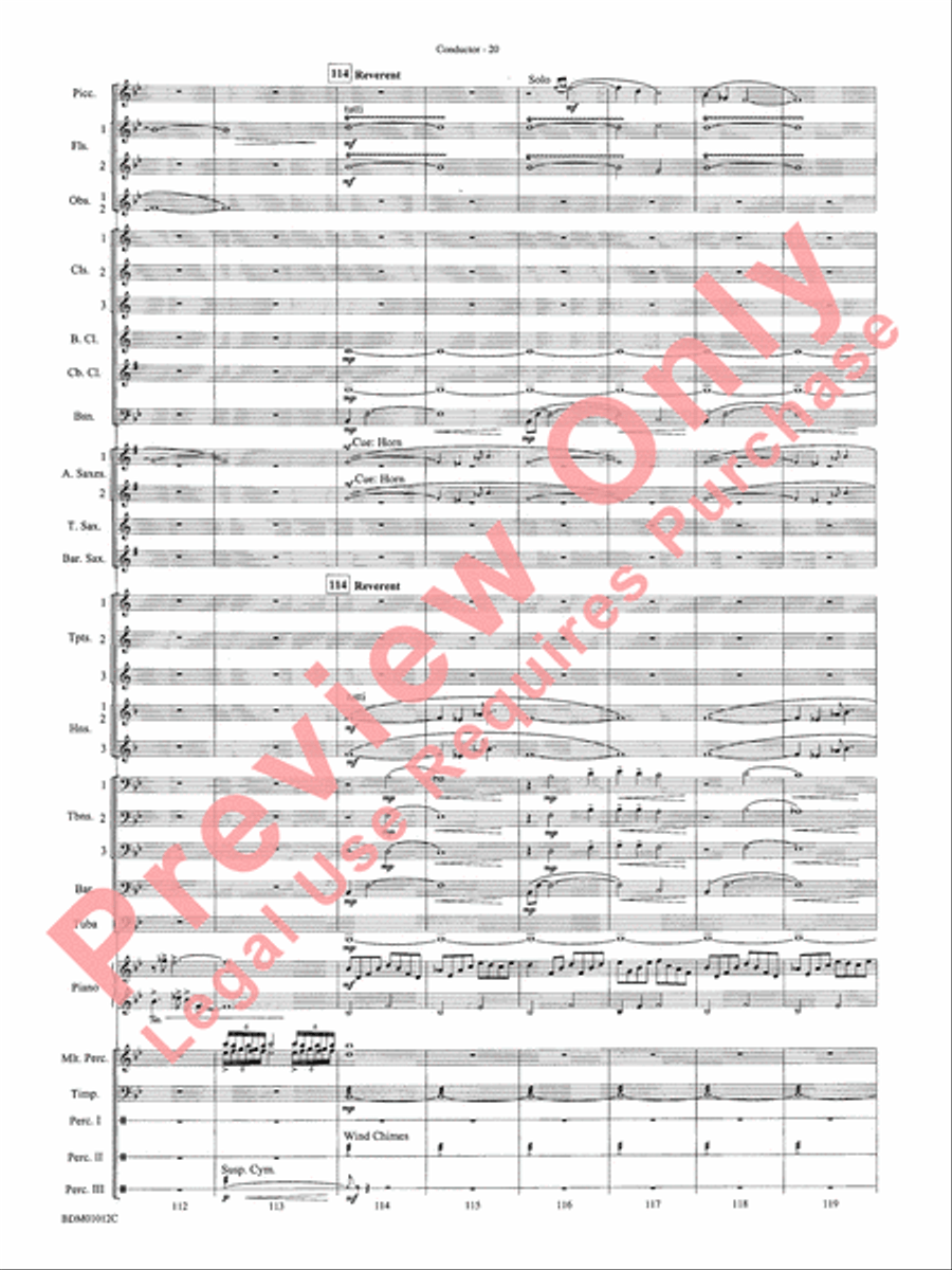 Inchon Concert Band scores gallery preview page 25