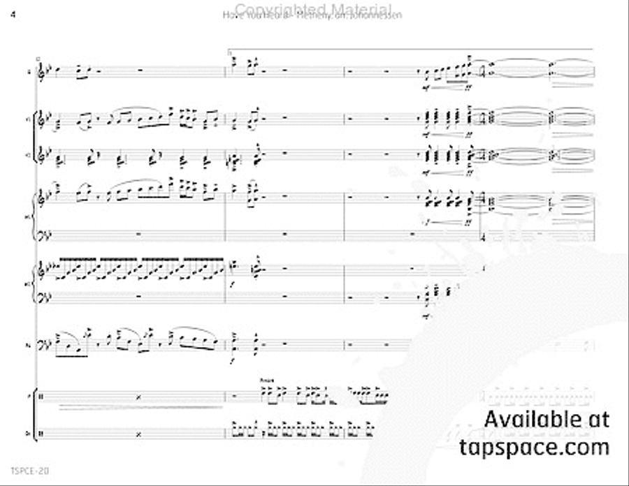 Have You Heard Percussion Ensemble scores gallery preview page 9