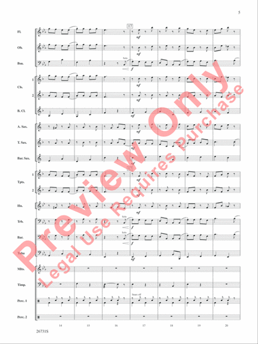 Christmastime in Russia Christmastime in Russia Concert Band scores gallery preview page 6
