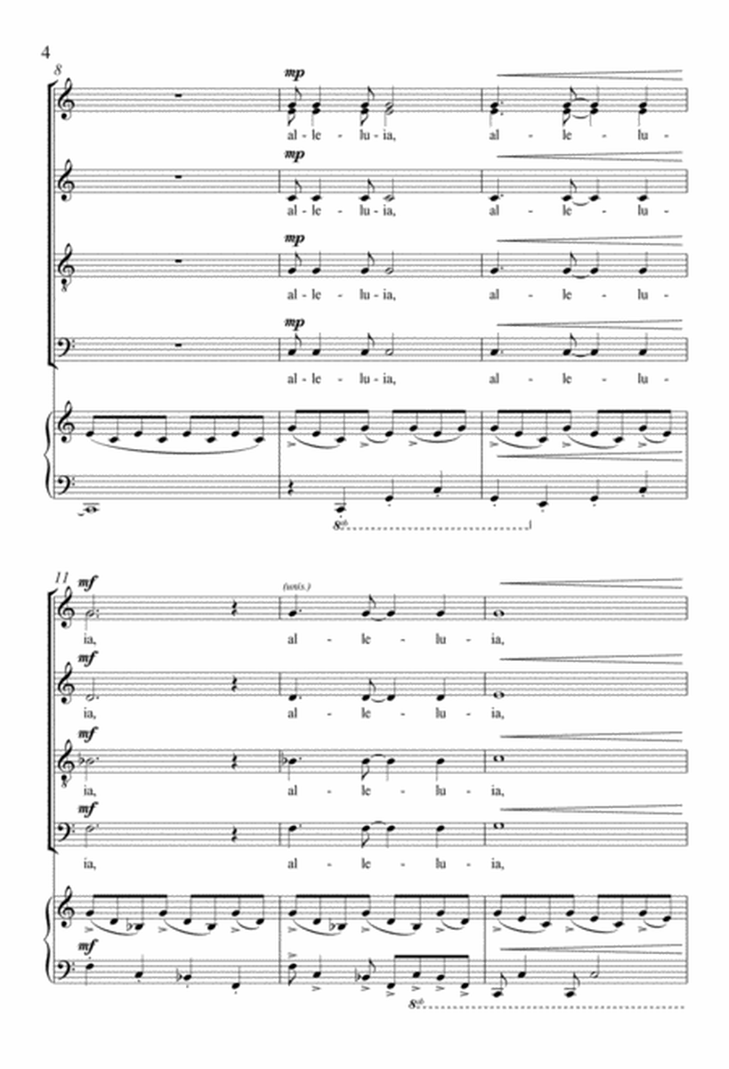 An Alleluia Flourish (Downloadable Piano/Choral Score)