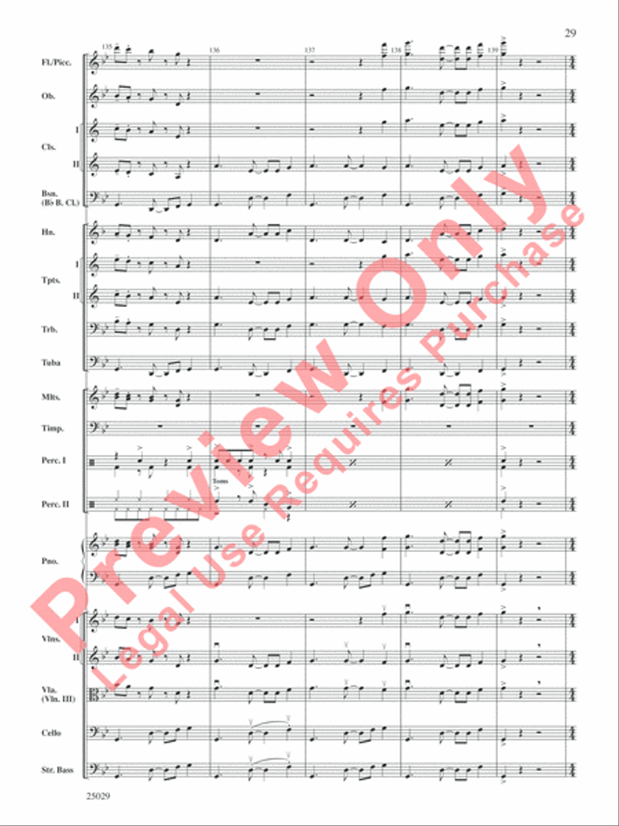 Charlie and the Chocolate Factory, Selections from the Original Movie Soundtrack Full Orchestra scores gallery preview page 30