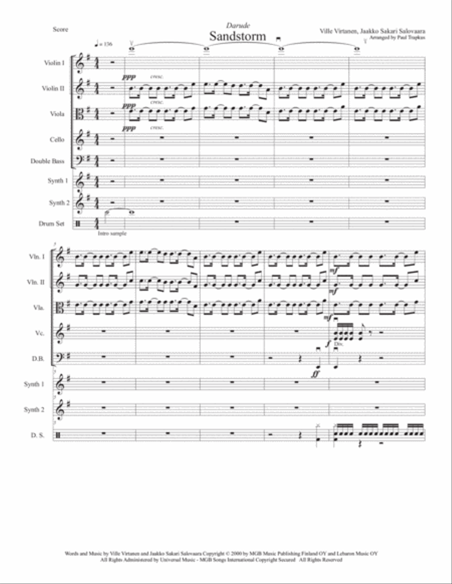 Sandstorm String Orchestra scores gallery preview page 3