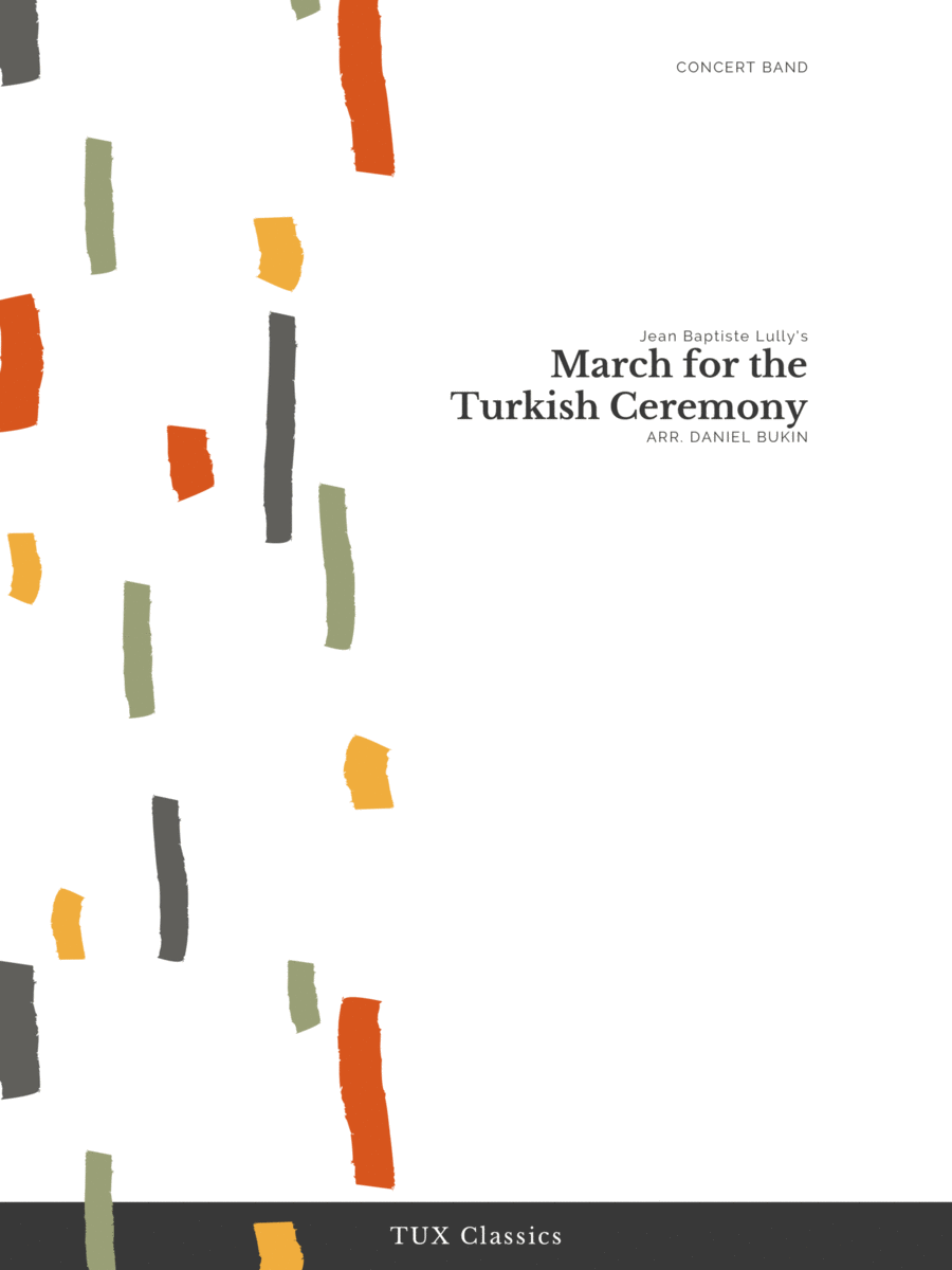 March for the Turkish Ceremony Concert Band scores gallery preview page 1