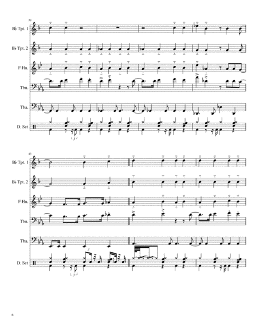 Rock Me Small Ensemble scores gallery preview page 6