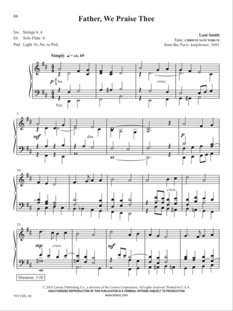 Easy Organ Library, Vol. 64 Organ Solo scores gallery preview page 29