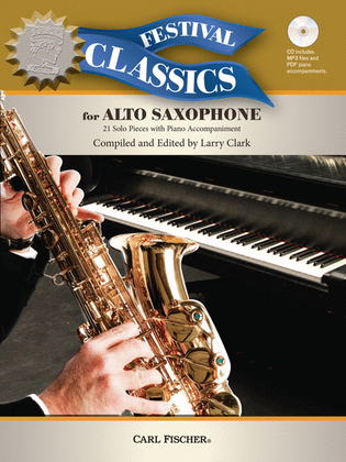 Book cover for Festival Classics for Alto Saxophone