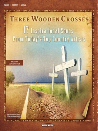Book cover for Three Wooden Crosses - Vocal Folio