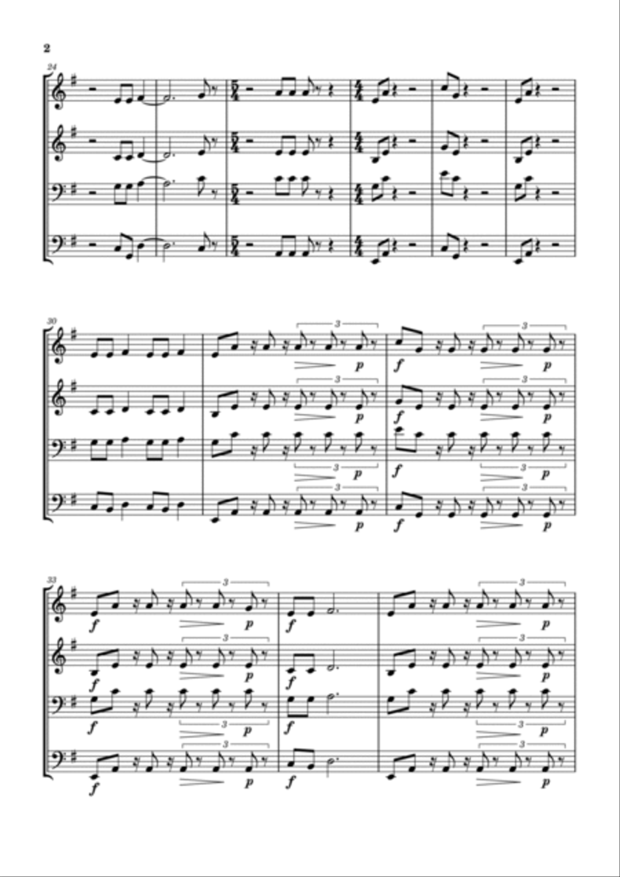 2112 Brass Ensemble scores gallery preview page 3
