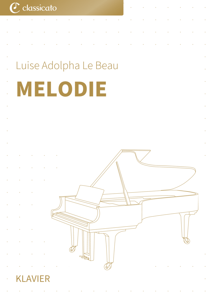 Melodie Melodie Piano scores gallery preview page 1