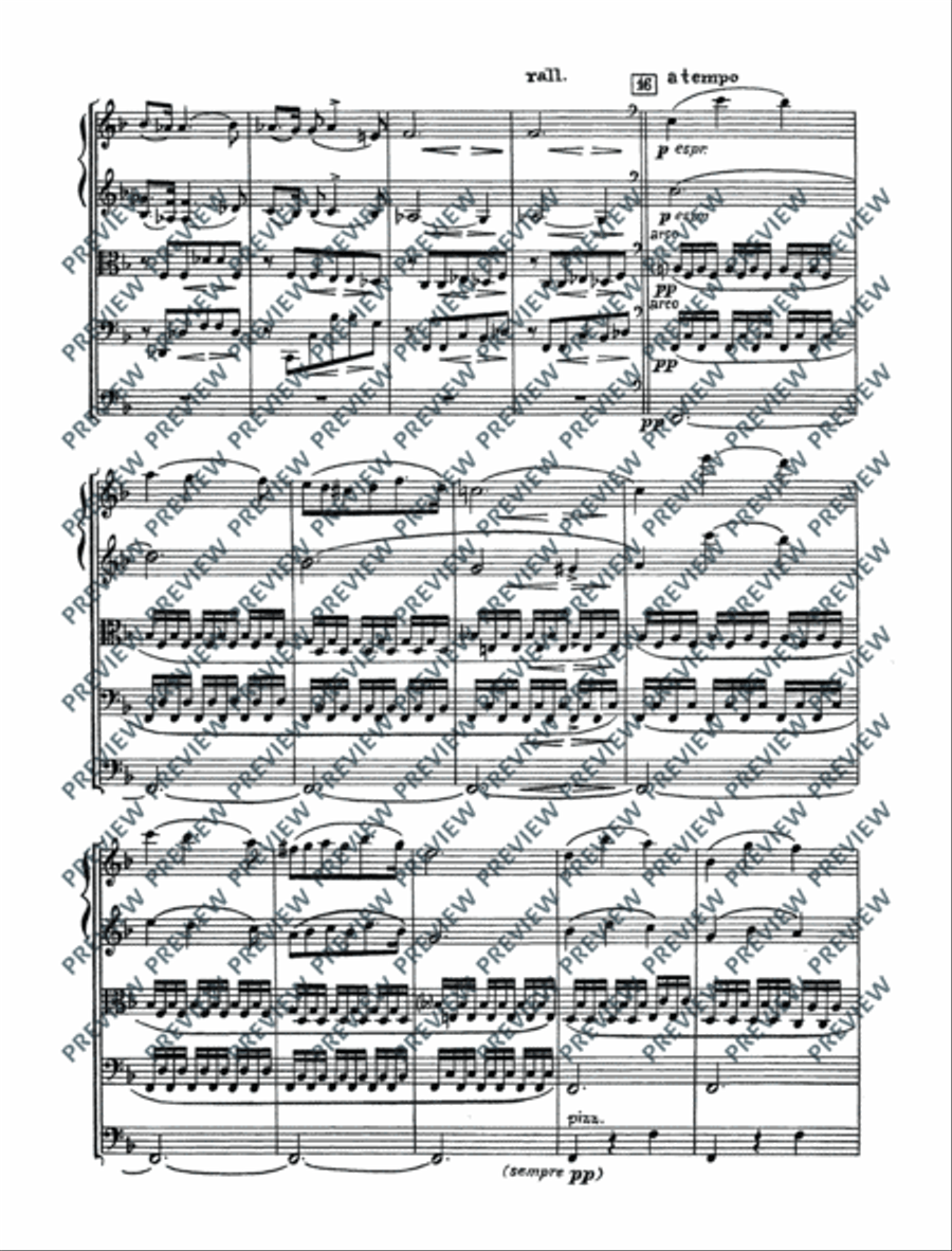 Quartet in D String Quartet scores gallery preview page 20
