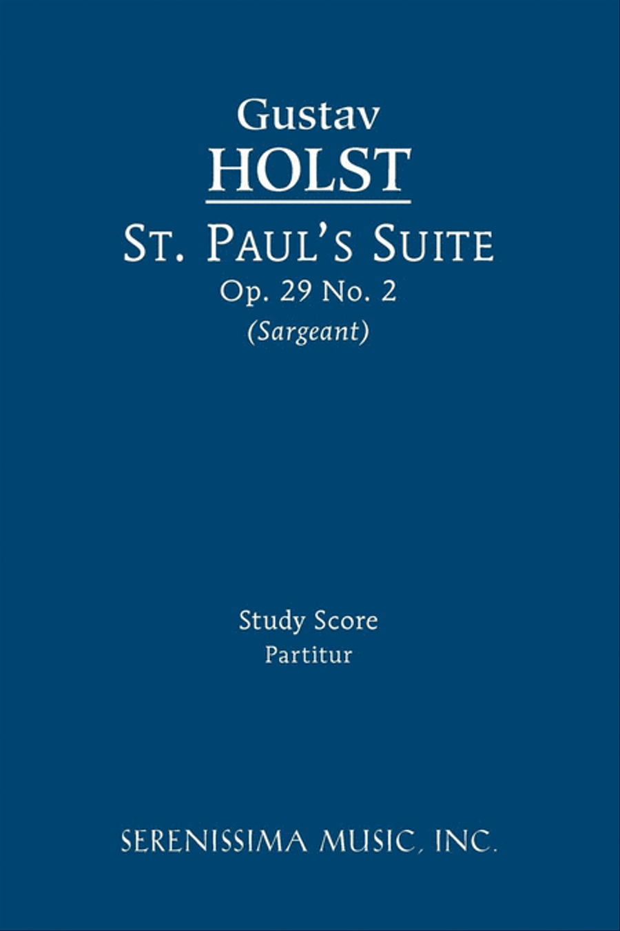 St. Paul's Suite, H.118 String Orchestra scores gallery preview page 1