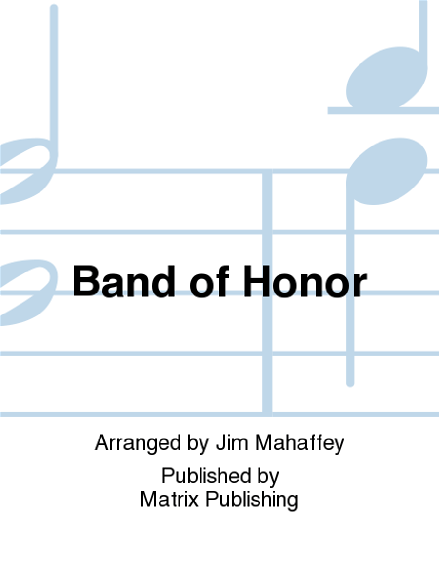 Band of Honor Band of Honor Concert Band scores gallery preview page 1