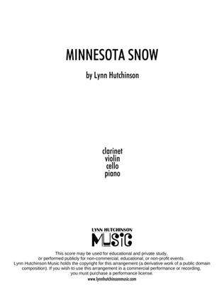 Minnesota Snow (Clarinet / Piano Trio