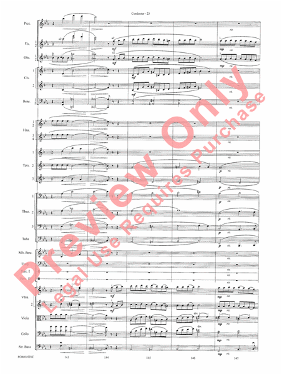 My Fair Lady (Medley) Full Orchestra scores gallery preview page 25