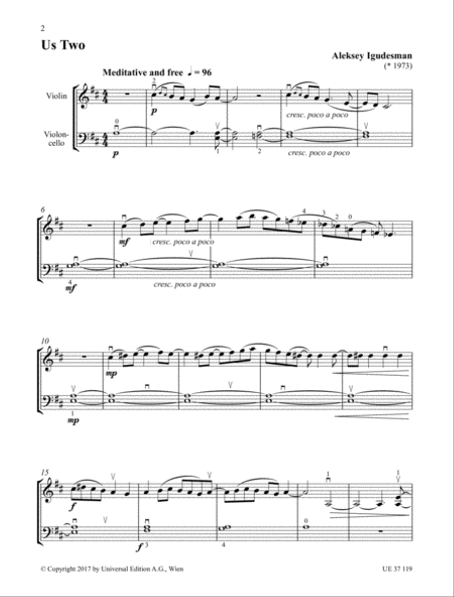 Violin & Cello & More String Duet scores gallery preview page 3