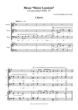 Messe "Mater Luminis" (1929)