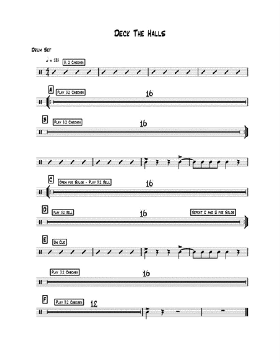 Deck The Halls Deck The Halls Small Ensemble scores gallery preview page 1