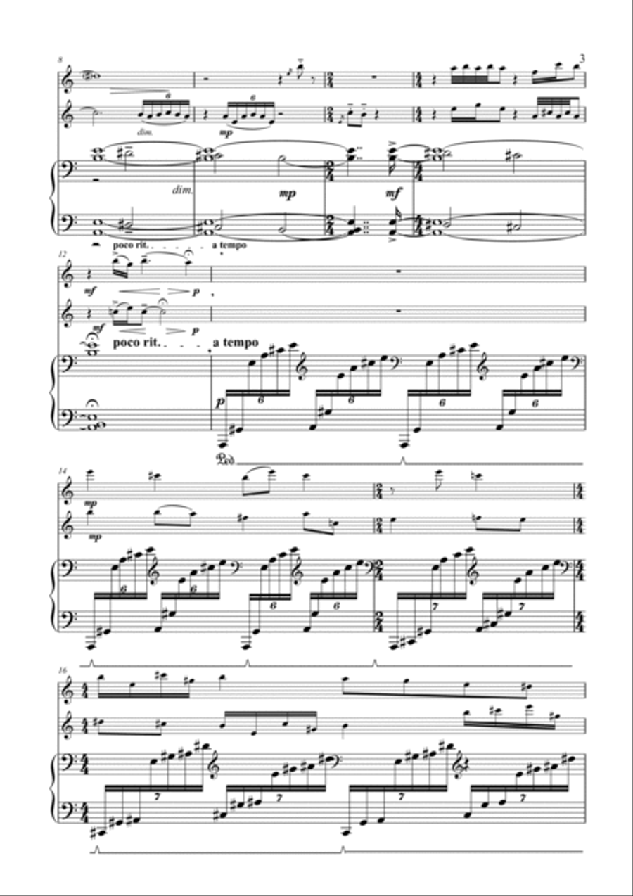 The stirring of the Great Unknown Small Ensemble scores gallery preview page 3